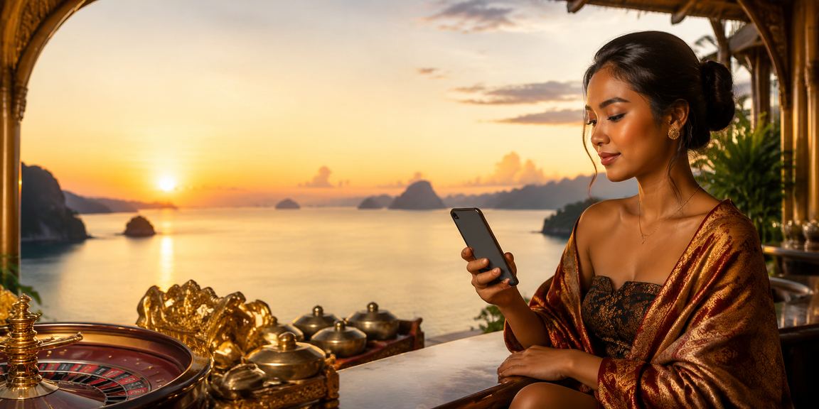 Ilustrasi meja roulette untuk memahami kategori permainan ala casino